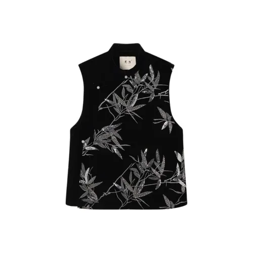 INTERPHASE Жилет Женские Темно-черный