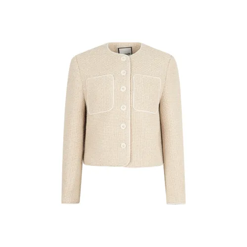 JESSYLINE Cropped Jacket Women's Khaki JESSYLINE Укороченная куртка женская хаки