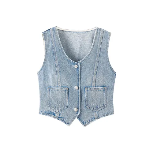 Miss Sixty Жилет Женский Светло-Синий