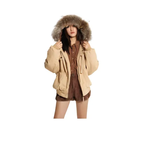 DRAGON FACE PARKA Пальто Женское Хаки