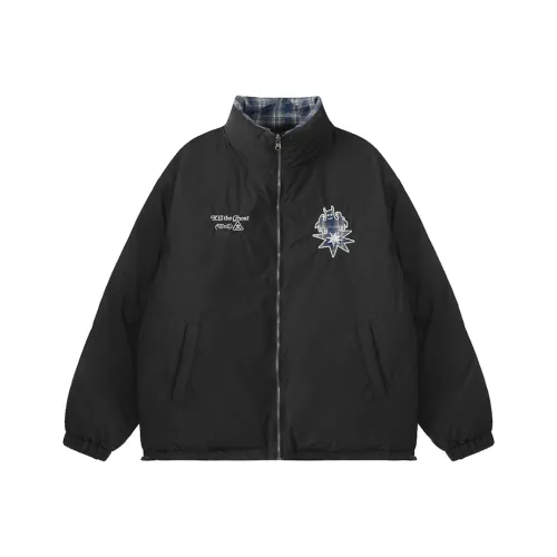 LBPC Хлопковый пуховик унисекс черный синий