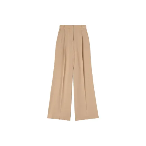 Loro Piana Хаки Женские Повседневные Брюки