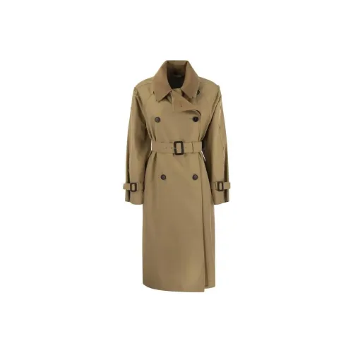 WEEKEND MaxMara Тренчкот Женский Светлый Умбра