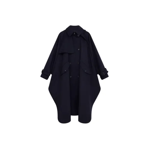 Stella McCartney SS24 Тренчкот Женский Морской Синий