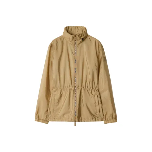Burberry SS25 PARKA Пальто Женское Льняное