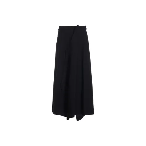 Yohji Yamamoto Черные Женские Повседневные Брюки