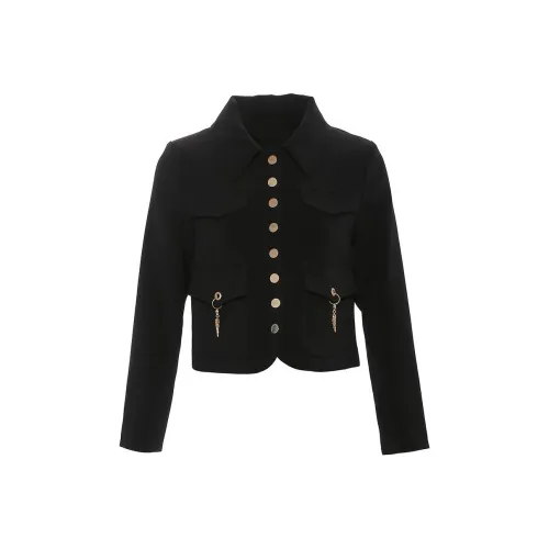 LIANCAN Cropped Jacket Женская Черная
