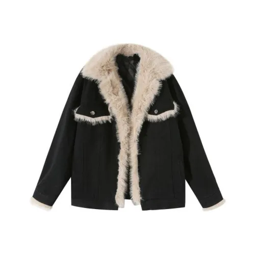 PAIN OR PLEASURE Пуховая куртка Женская Черная