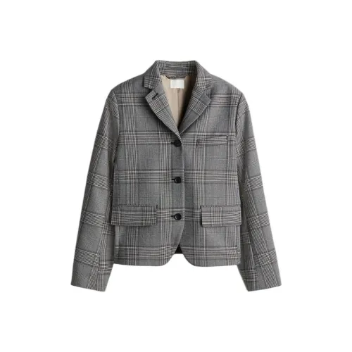 H&M Черный/Клетчатый Женские Офисные Костюмы