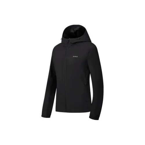 Erke ZONGXUNXILIE Тренчкот Женский Глубокий Черный