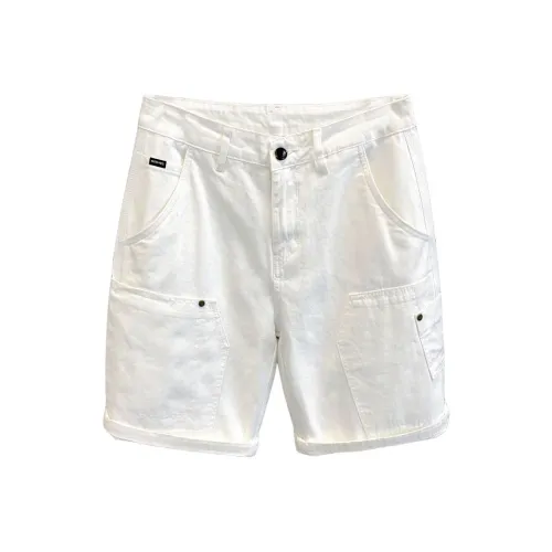 GEOGRE ALEX Белые Мужские Джинсовые Шорты