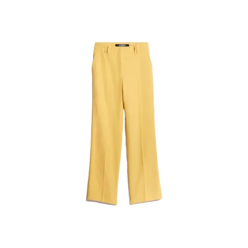 Jacquemus Желтые Женские Повседневные Брюки