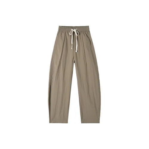 HIPPIEMISS Повседневные брюки Женские Светлый оливковый Зеленый