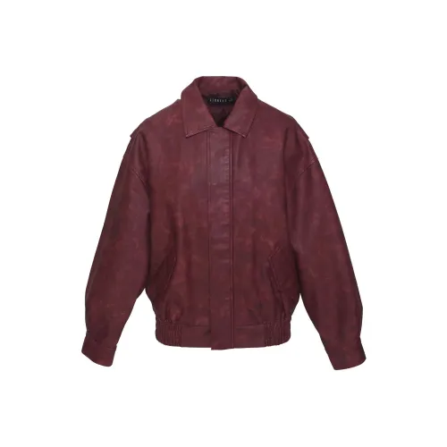 PRINCESS POLLY Kenny Bomber Куртка из кожи куртка женская бордовый бордовый