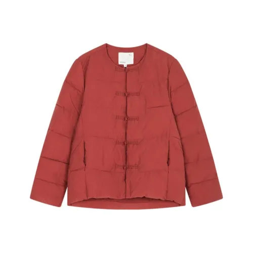 IHIMI Пуховик Женский Новый год Красный