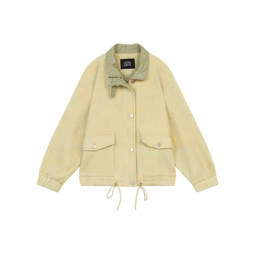 ELF SACK Парк развлечений Желтое женское пальто