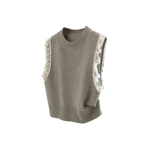 Cypress House Жилет Женский Светло-Серый