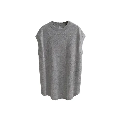 SIBAISHE Светло-серый Женский жилет