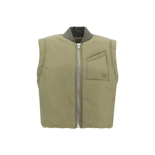 GANNI Зеленые Женские Жилеты