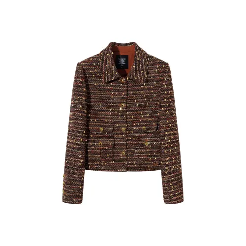 Ouyang Cropped Jacket Женская Gilded Color