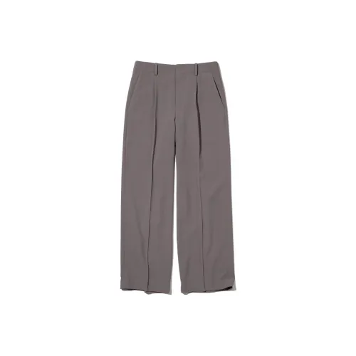 UNIQLO Повседневные брюки Женские Свинцово-серый