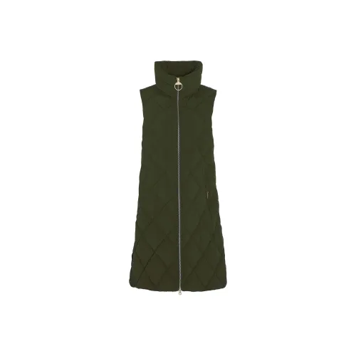 BARBOUR FW24 Пуховая куртка Женская Оливковая