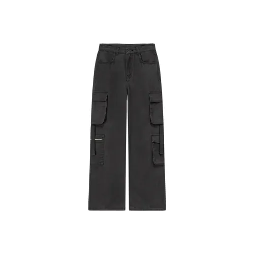 NO ONE ELSE Угольно-серый Унисекс Повседневные брюки