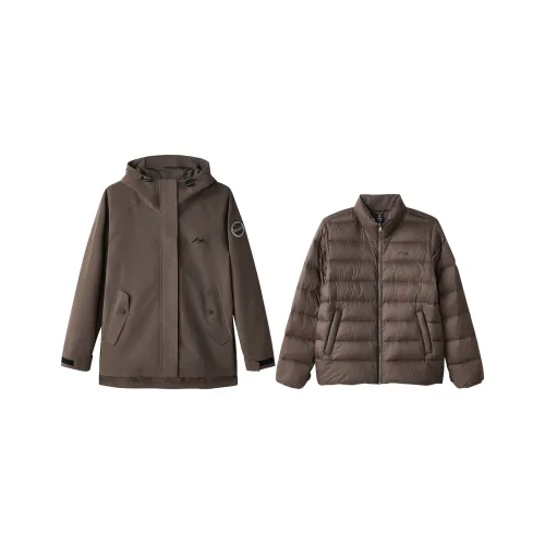 Skechers Ветровка Женская Шоколадно-Коричневый