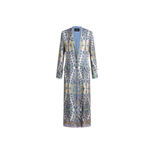ETRO Многоцветное Женское Пальто