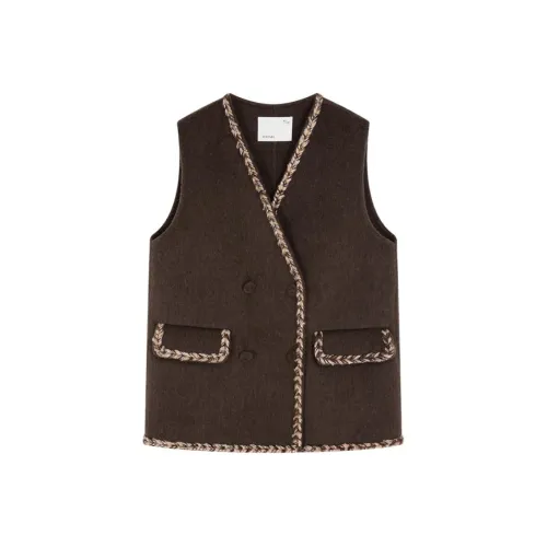 IHIMI Звездный кофейный Женские жилеты