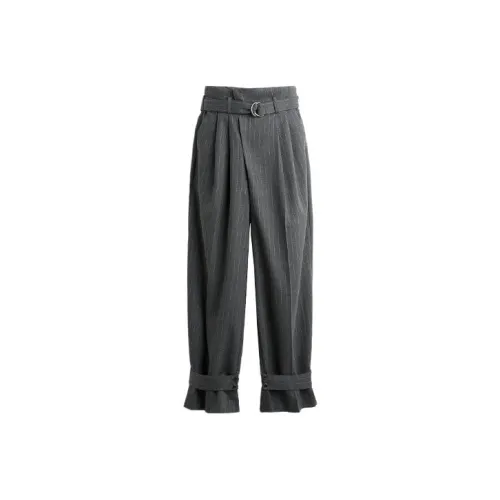 ZARA Серые Женские Повседневные Брюки