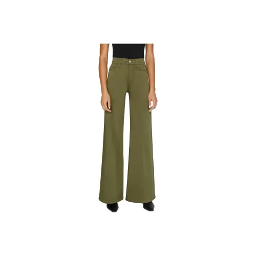 Рамка Зеленый Женские Повседневные Брюки