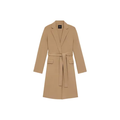 Theory Верблюжий Женское Пальто