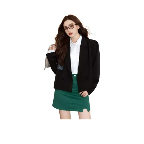 FAWENXIANGZI Бизнес-костюм женский черный