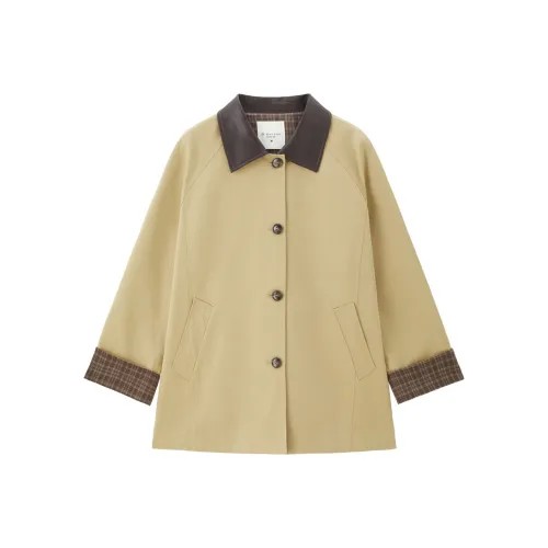 Giordano 15 Хаки Женский Тренч