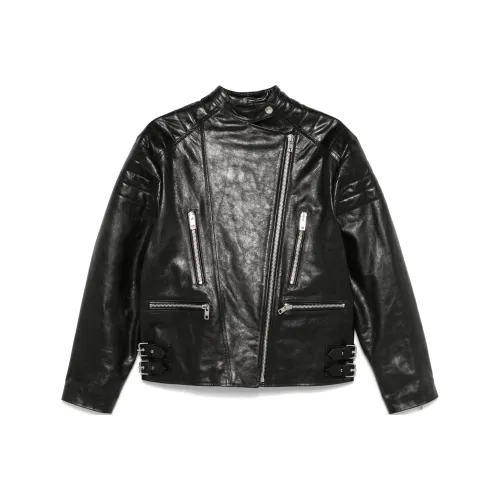 Twinset Черные Женские Кожаные Куртки