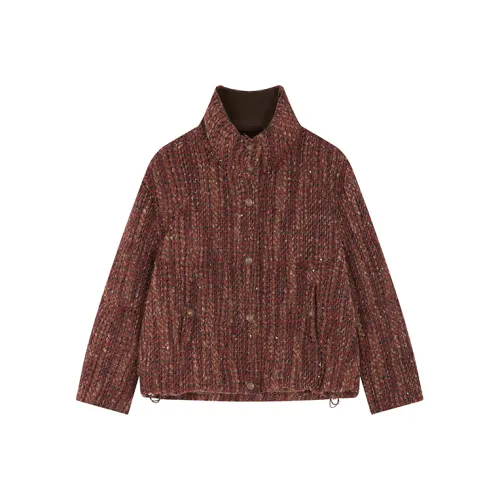 Mo Han Yi Mei Пуховая куртка Женская Красная