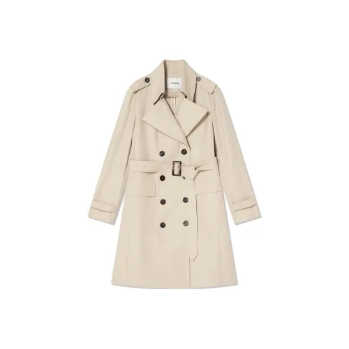 COVERINS Тренчкот Женский Светлый Абрикос