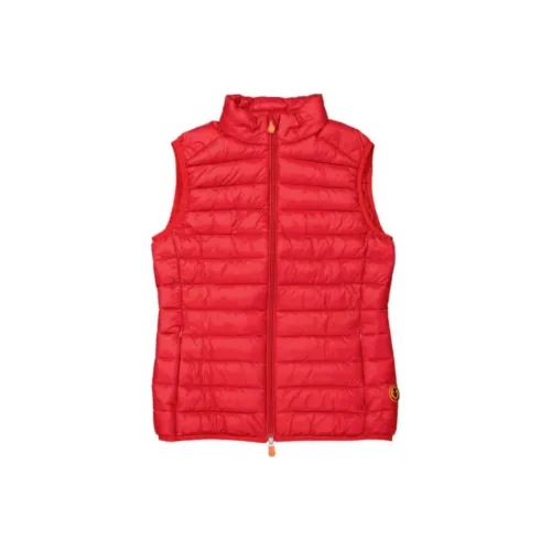 SAVE THE DUCK Red Женские Жилеты