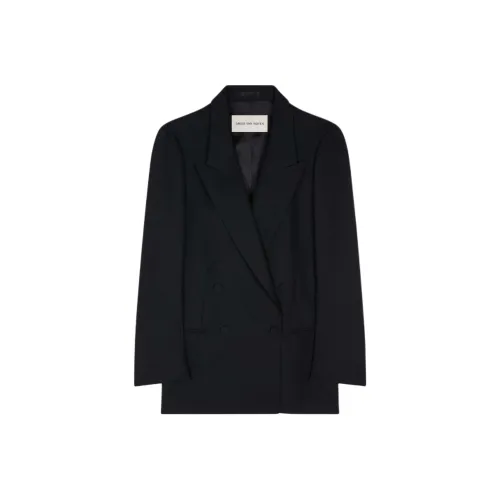 DRIES VAN NOTEN Бизнес-костюм Пальто Женское Черное