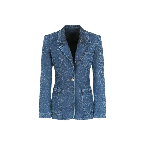 EMPORIO ARMANI Denim Jacket Women's Blue