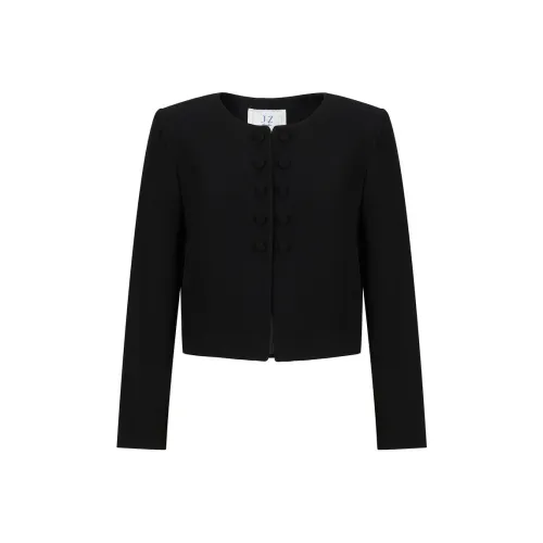 JZ. ANNAKRO Cropped Jacket Женская Без рисунка Черный