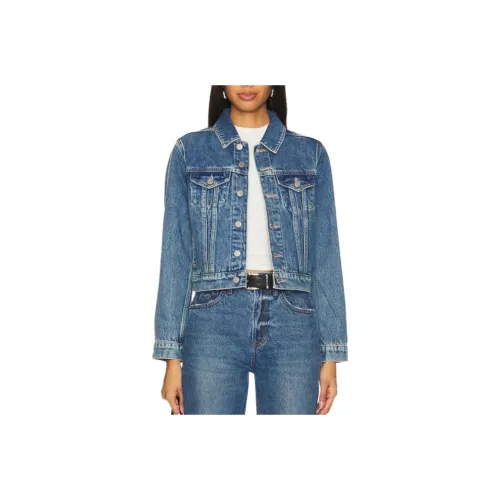 GOOD AMERICAN Denim Jacket Женская Blue