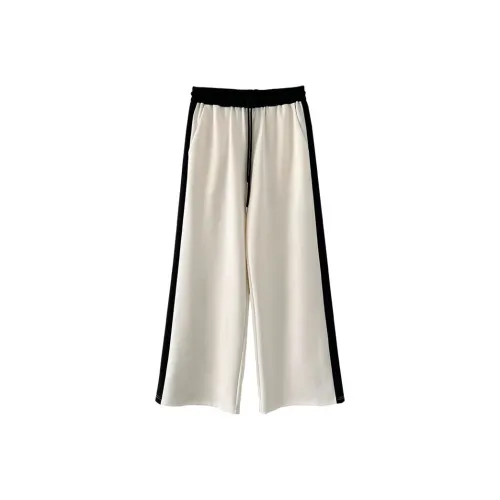 Fuccykee Повседневные брюки Женские Белые