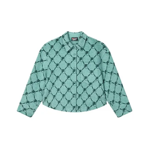 FILA Dream Field Green Женские Бархатные Куртки