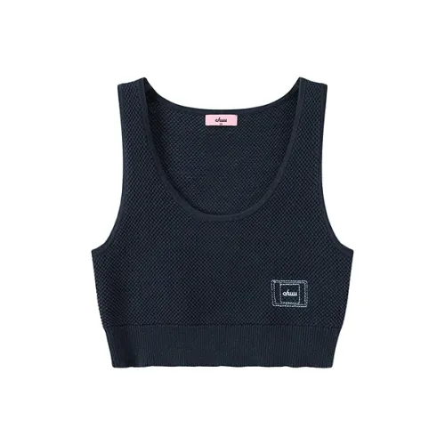 CHUU Темно-синий Женские Жилеты
