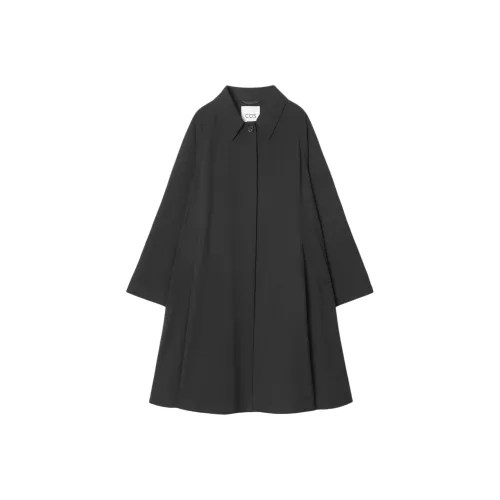 COS Черный Женский Тренч