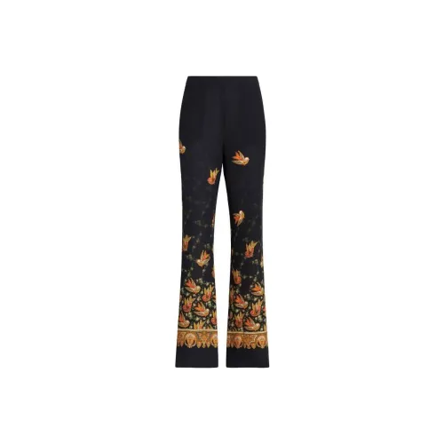 ETRO Черные Женские Повседневные Брюки