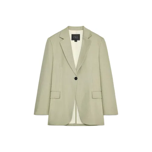 ZARA ZW Series Озерный зеленый Женские офисные костюмы