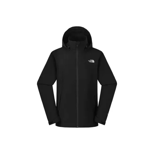 The North Face Dryvent SS25 Водонепроницаемый Ветрозащитный и Устойчивый к Износу Ветровка Женская Космический Черный